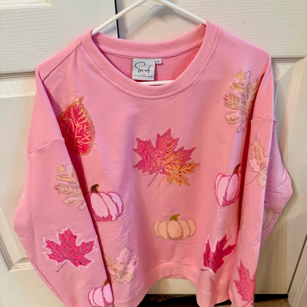 Pink Fall Sweatshirt